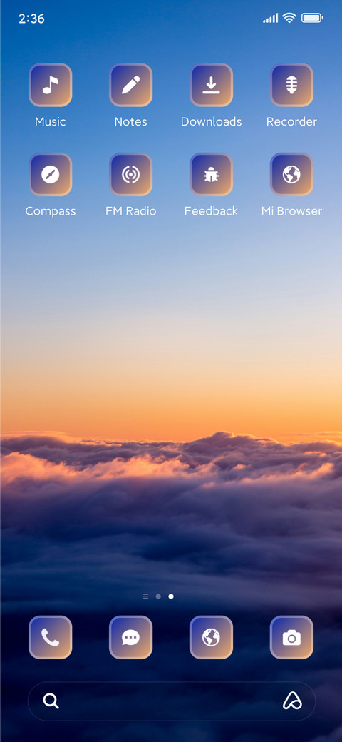 Sunrise screenshot