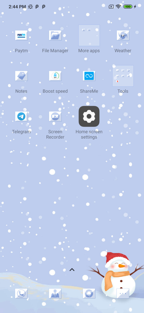 Snow mountains screenshot