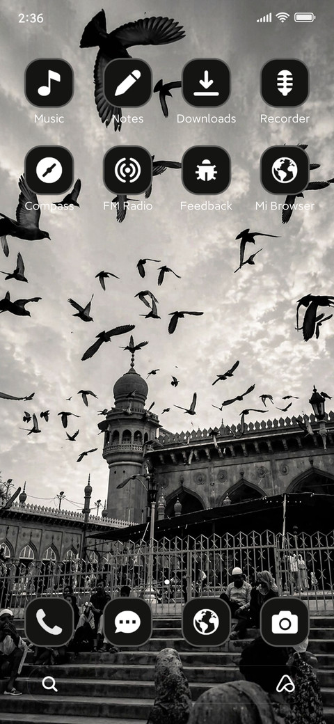 Monochrome screenshot