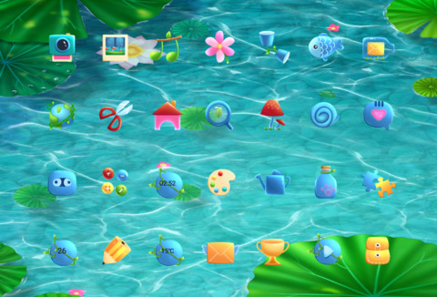 锦鲤戏荷 screenshot