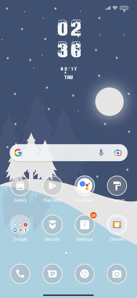 Snowfall Night screenshot