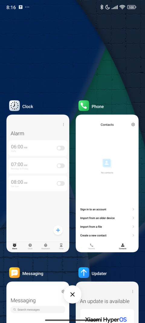 Blue Highlights screenshot