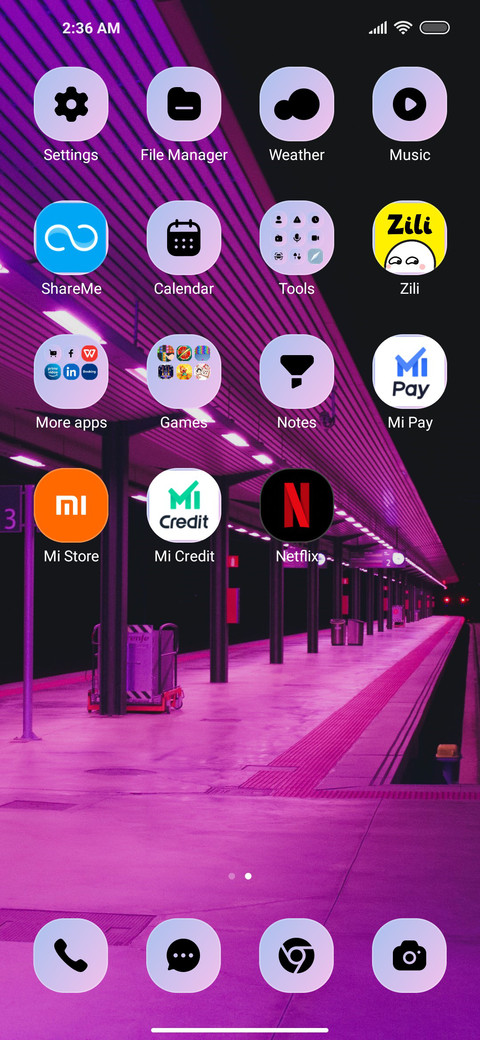 Neon Road screenshot