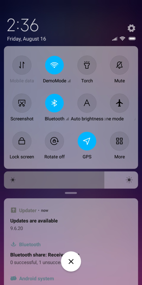 Material DesignV2 screenshot
