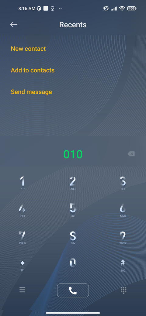 Simple Blue screenshot