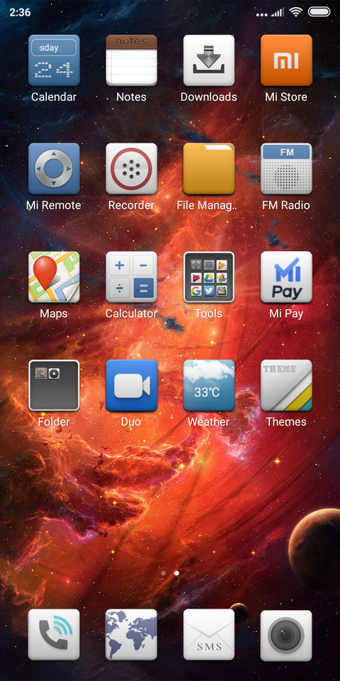 Cosmic space screenshot