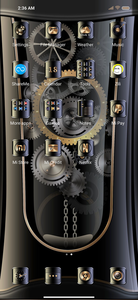 Mechanical gear screenshot