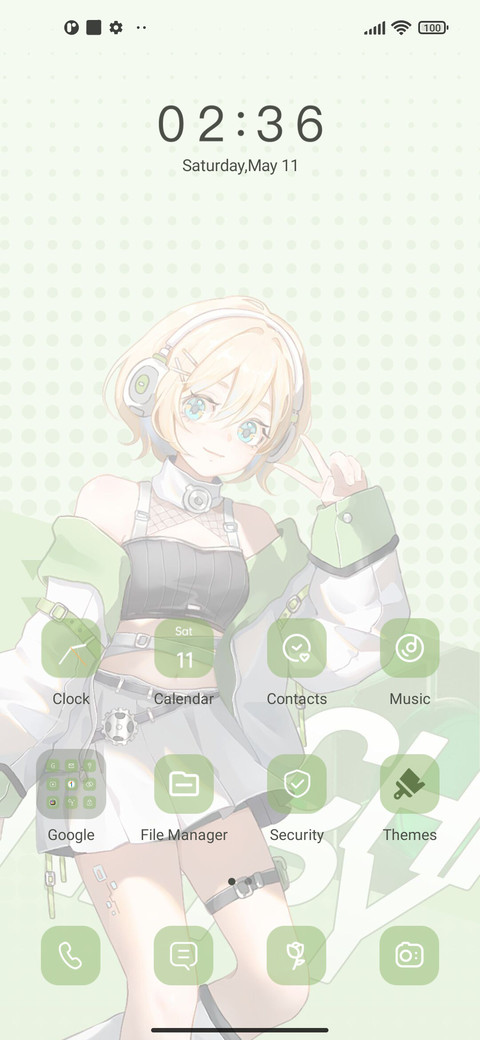 Electronic girl screenshot