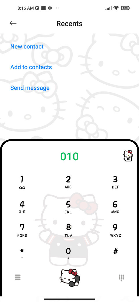 Hello Kitty red screenshot