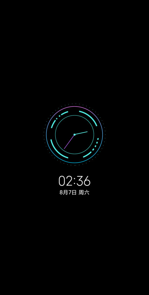 赛博朋克科技表盘 screenshot