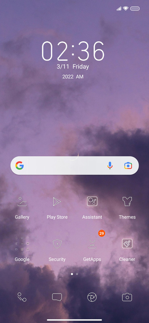 clouds disperse screenshot