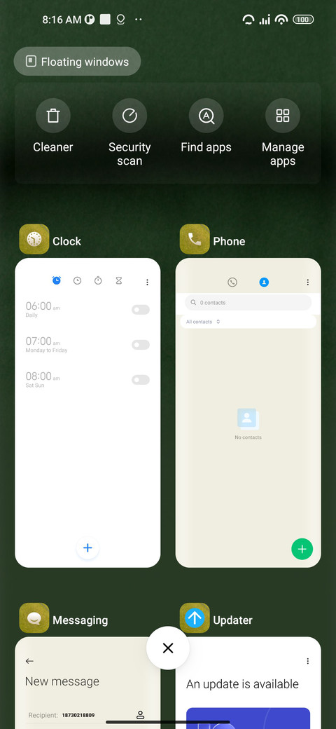 Racket screenshot