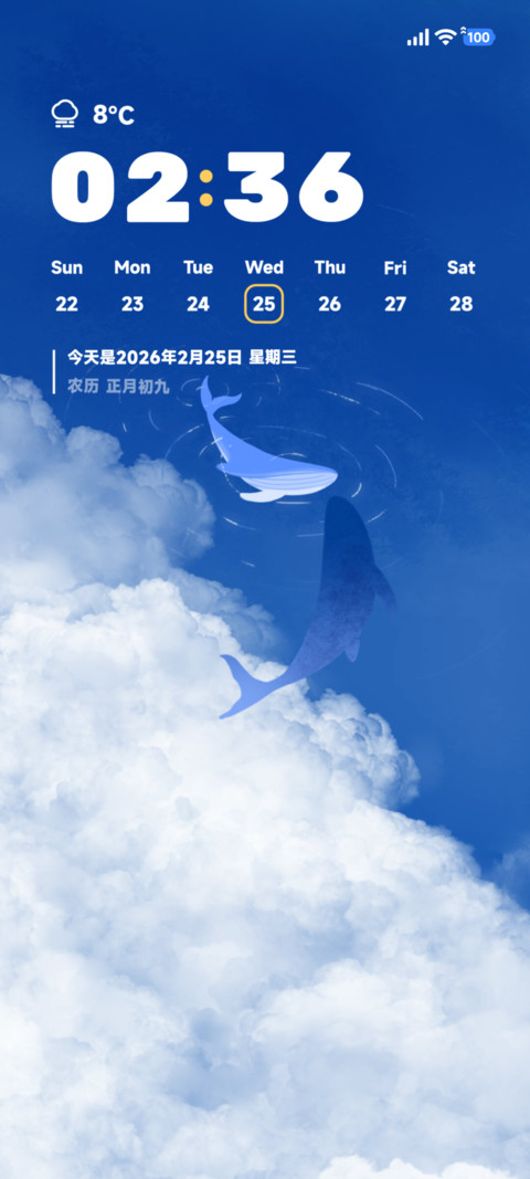 简约 鲸云 screenshot