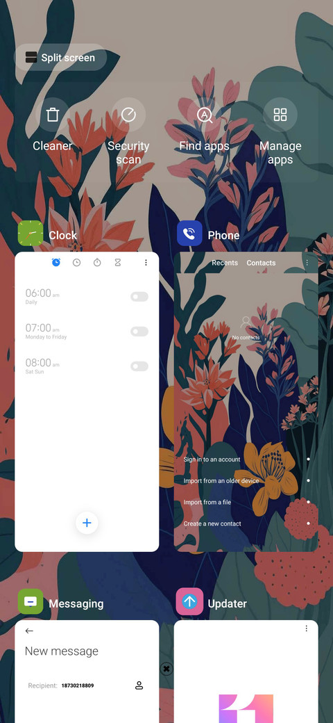 flowers fruits screenshot