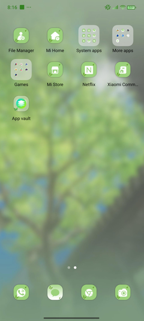 Sky trees screenshot