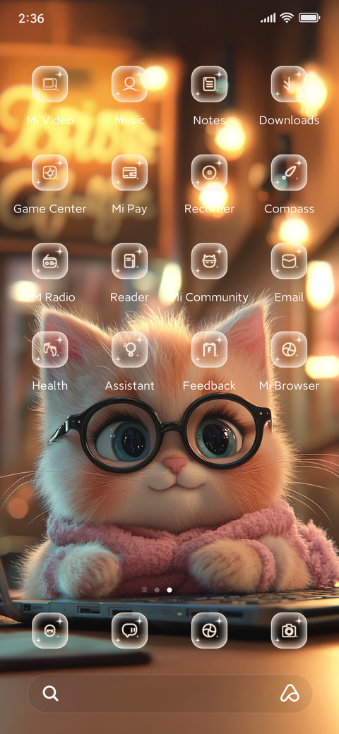 Glasses Kitten screenshot