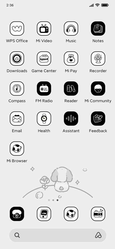 Black and white screenshot