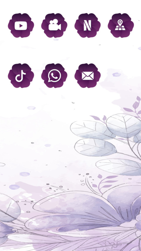 PurpleFloral_3MDP screenshot