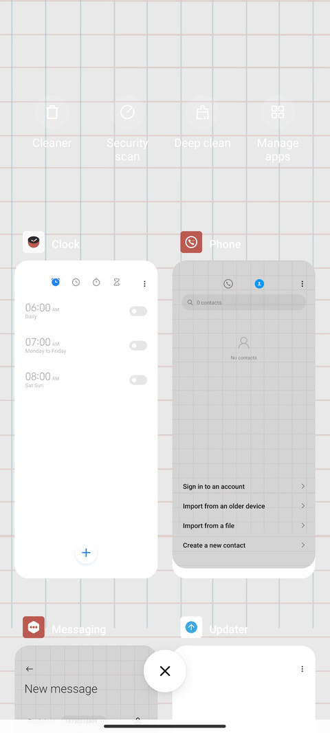 Multiple clock screenshot