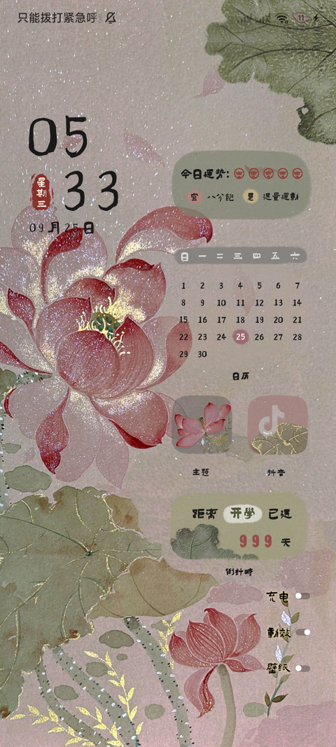 国风金粉 荷韵清影 screenshot
