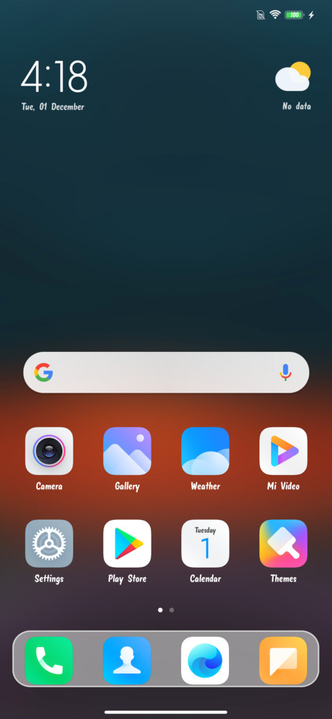 Minimal iOS  12  screenshot