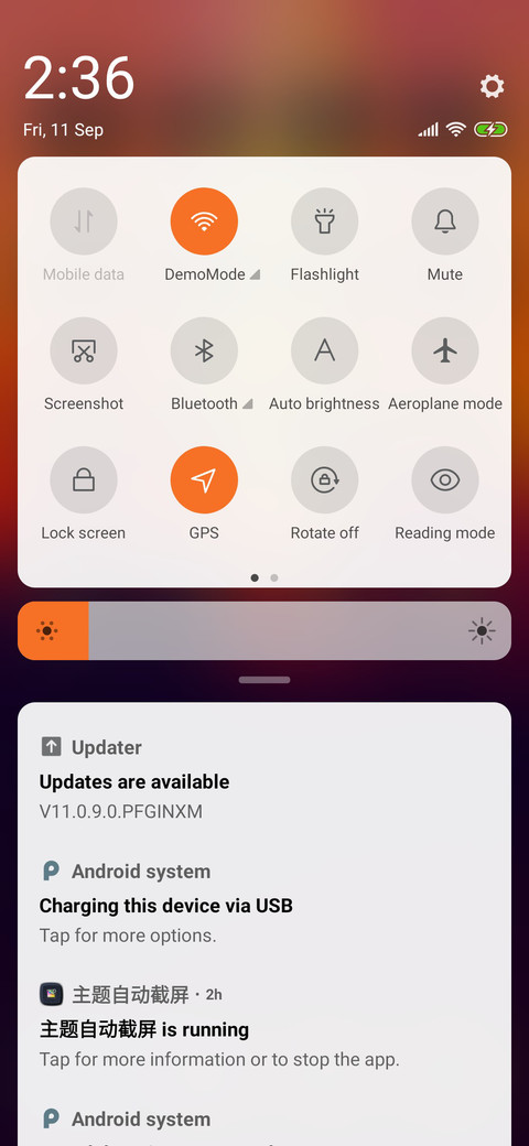Black Orange screenshot