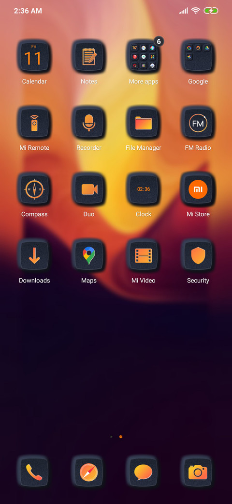 Black Orange screenshot
