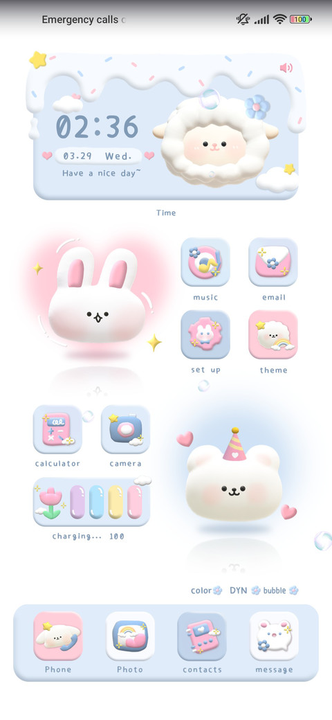 3D Pink Cute screenshot