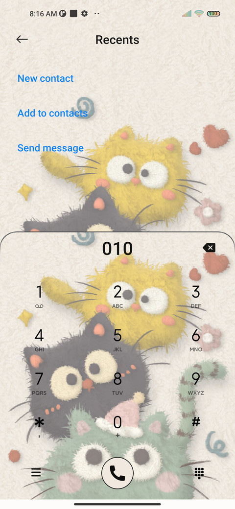 Plush kitten ball screenshot