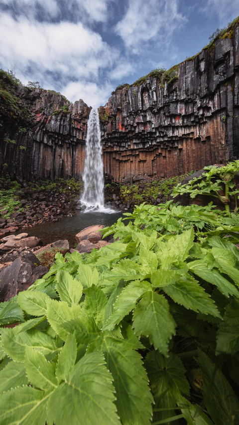 Swati falls in the south of iceland screenshot