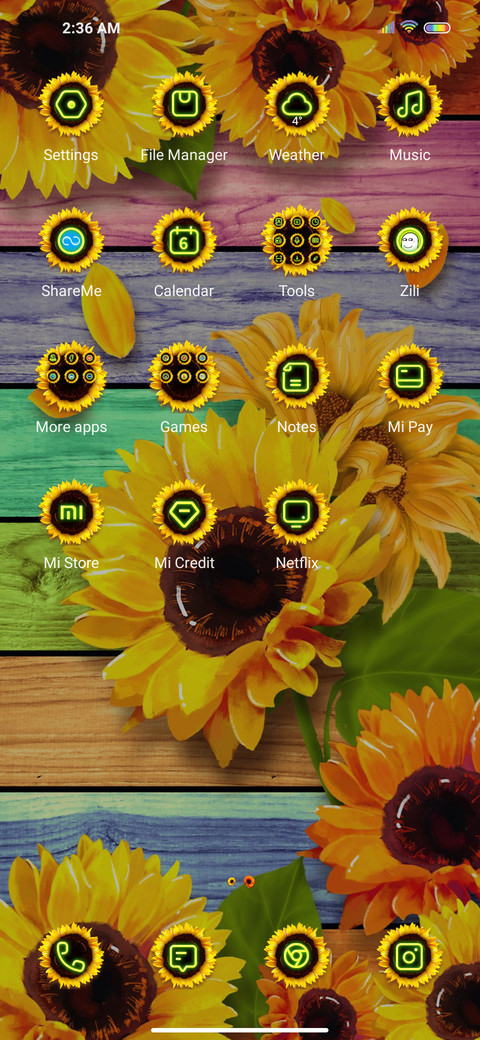Ancient sunflower screenshot