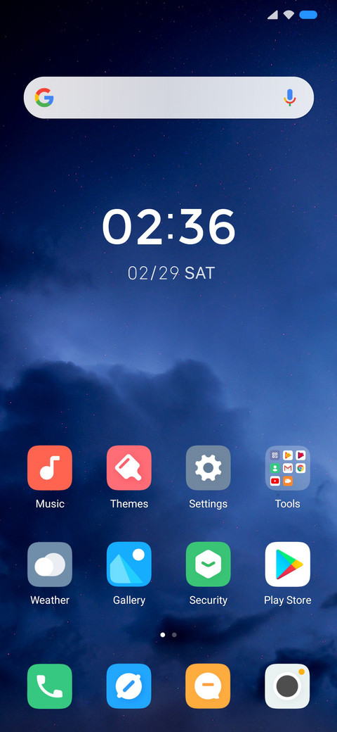 Navy Blue screenshot