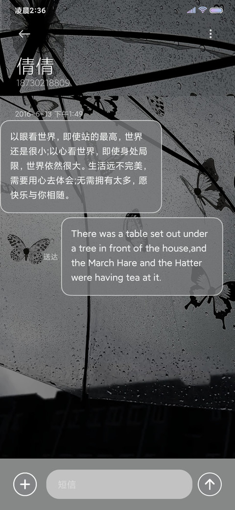 雨落氛围感蝴蝶 screenshot