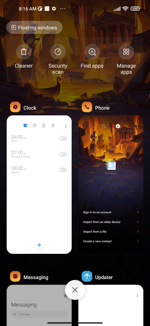 Magic oracle screenshot