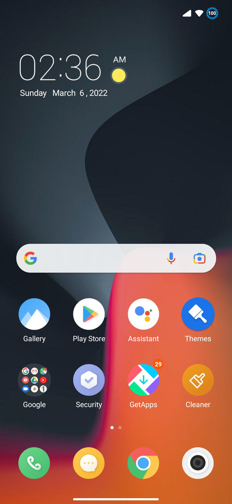 Android r11 screenshot