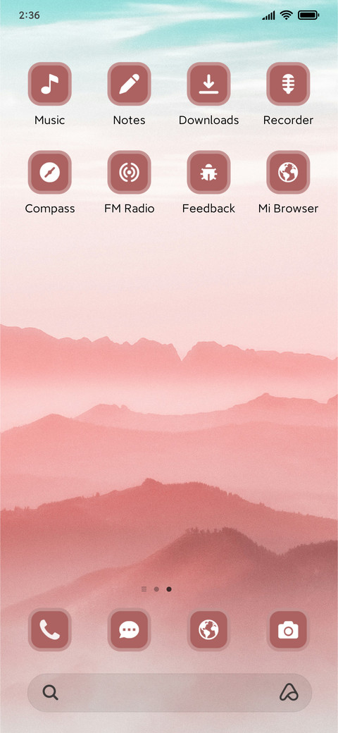 Pink Landscape screenshot