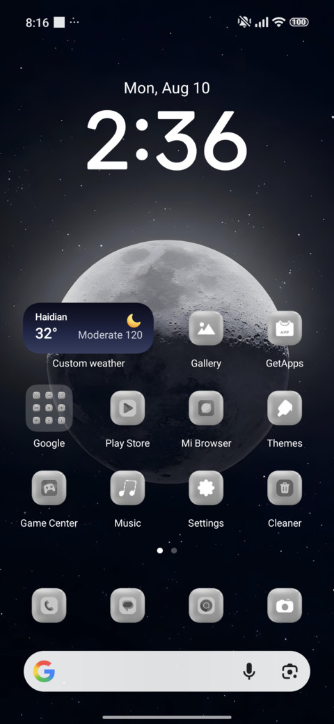 Moon screenshot