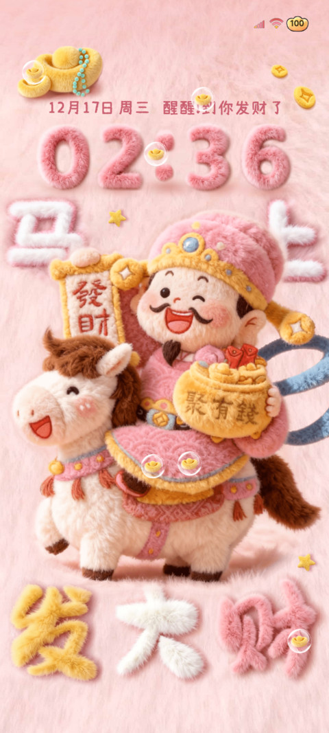 财神毛绒 马上发财 screenshot