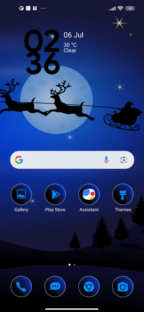 blue santa screenshot