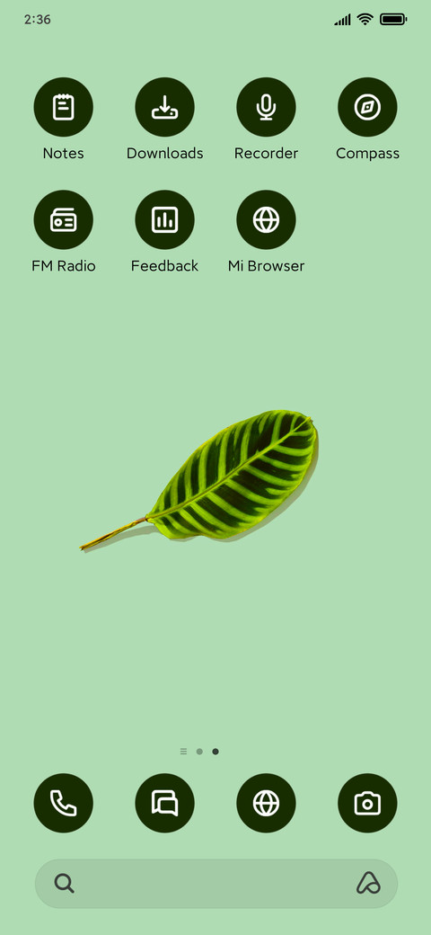 Minimal Leaf screenshot
