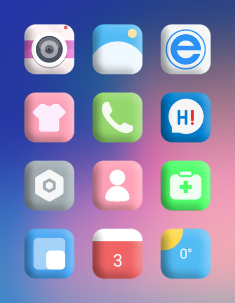 Square Button Ui_DWM4 screenshot