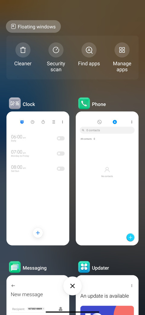 Origin OS screenshot