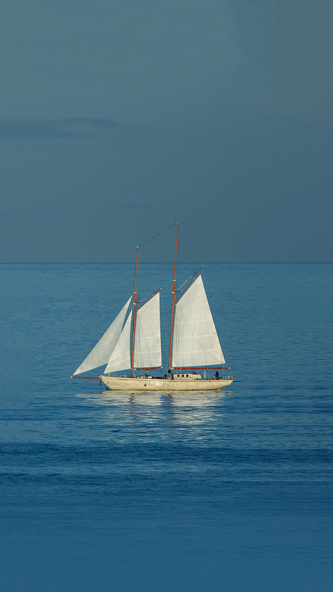 Ship on sea in Brittany, France screenshot