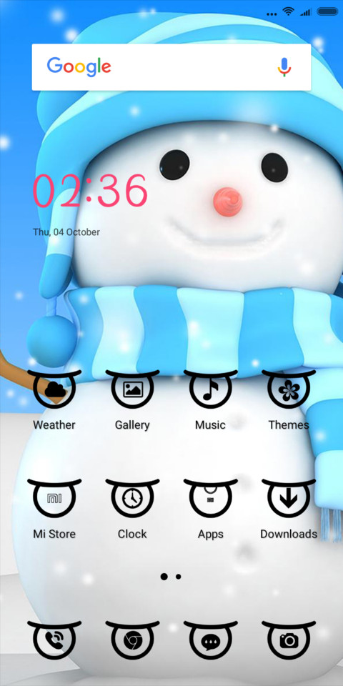 Snowman screenshot