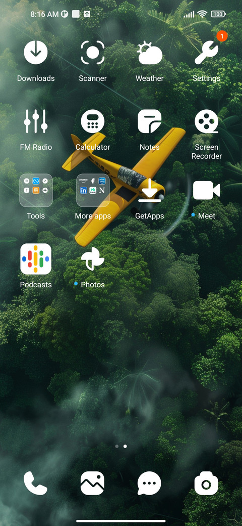 Forest flight screenshot