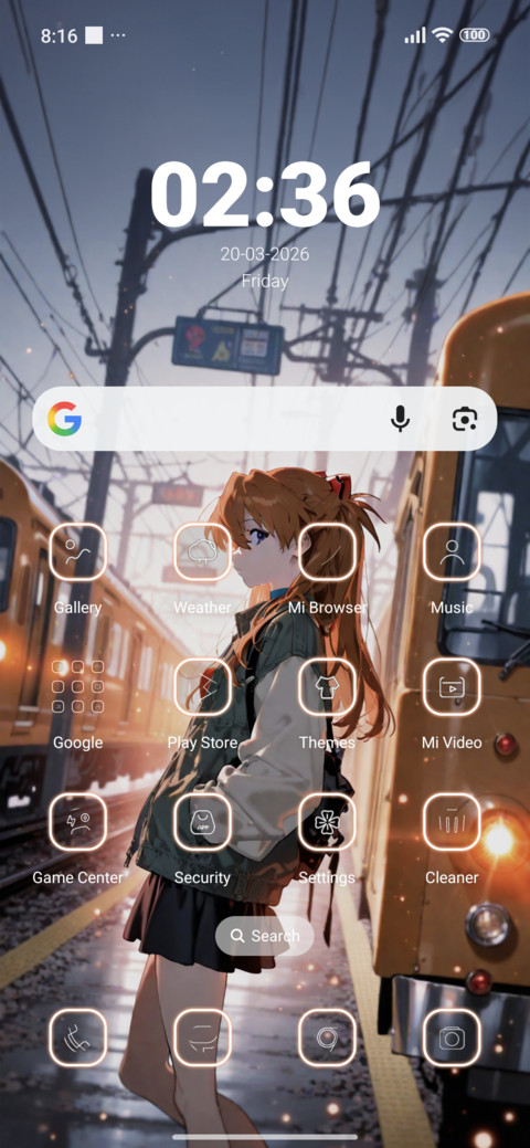 Orange-haired girl screenshot