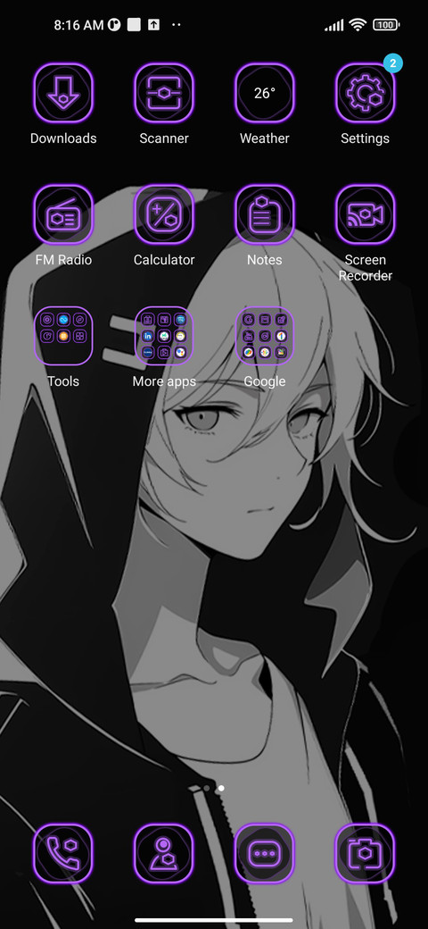 Black rainy day screenshot