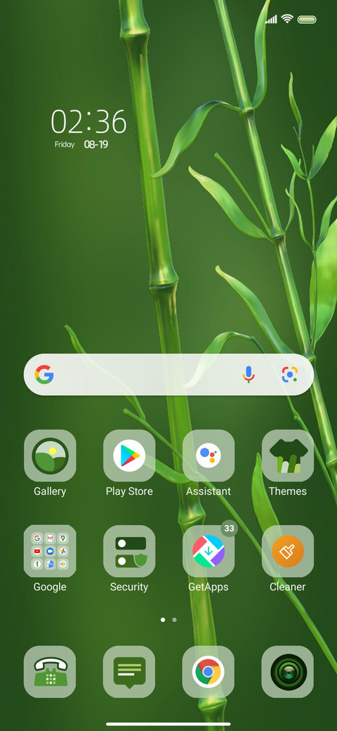 Green bamboo screenshot