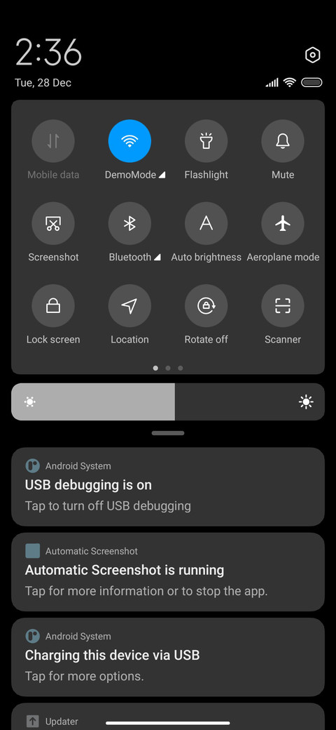 lightning screenshot