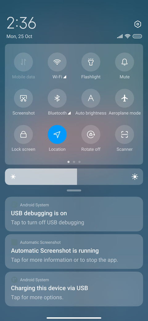 Floral screenshot